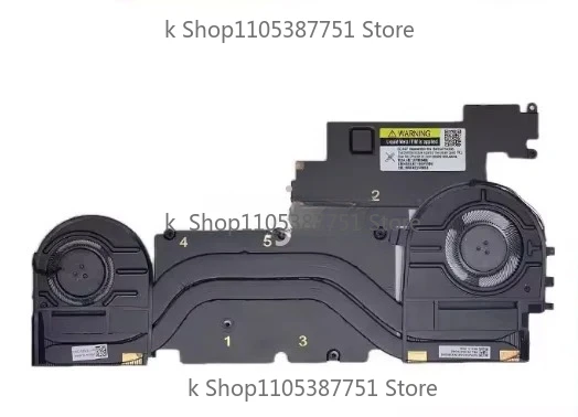 5H41H42465 k+ New for Thinkpad P1 Gen5 Thermal Module CPU GPU Cooling Fan Heatsink 5H41H42465