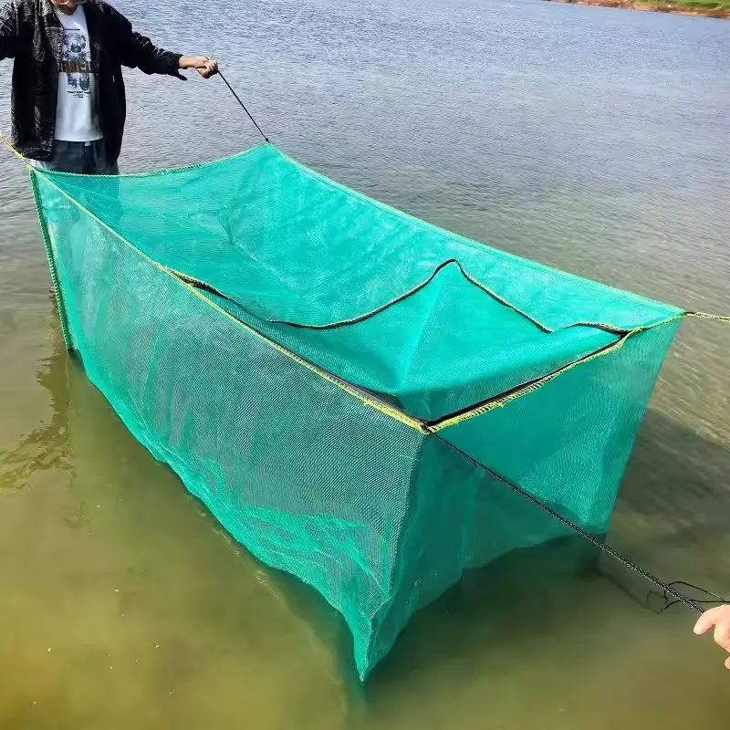 

Коробка для рыболовной сети Redfish Специальная сетка для разведения 3 мм Маленькая сетка для ловли рыболовных сетей для вьюна и угрей Сетевая коробка для побега раков