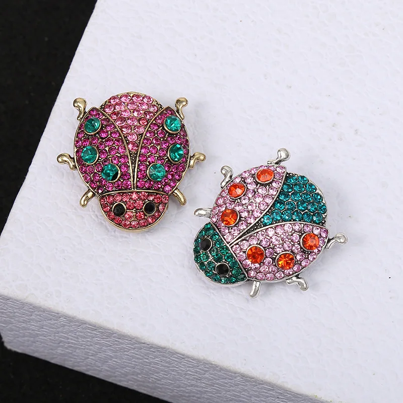 

insect brooch women's Korean alloy oil drop badge