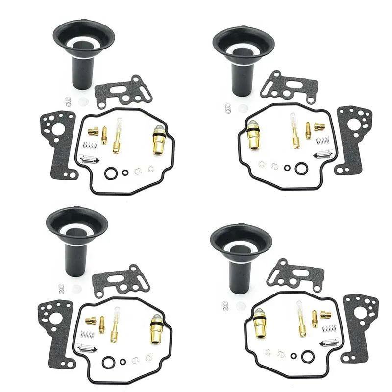 

4 Sets for Yamaha Venture Royale XVZ1300D 1983-1993 XVZ 1300 D Carburetor Repair Kit Plunger Chamber Gasket Float Valve Parts