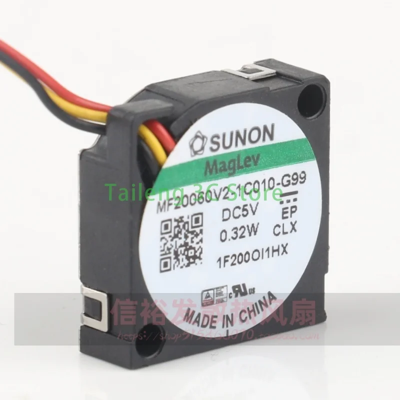 

Новинка для Sunon Original MF20060V2-1C010-G99 DC 5 В 0,32 Вт 2 см 20x20x6 мм Мини-вентилятор постоянного тока