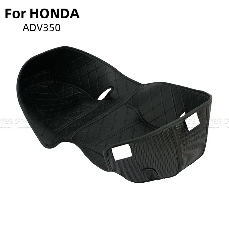 Motorcycle Accessories Rear Trunk Protector Liner Compartment Pad Waterproof PU Seat Storage Box Mat For HONDA Forza350 ADV350