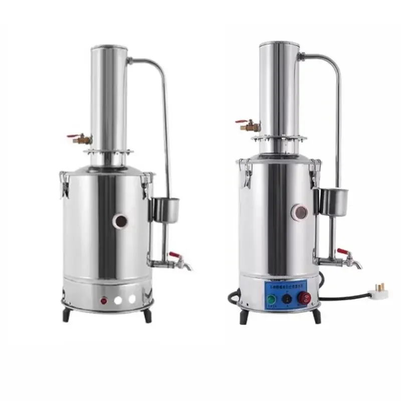 380V 20L Fully Automatic Laboratory Distilled Water Machine Stainless Steel Double Distilled Water Machine