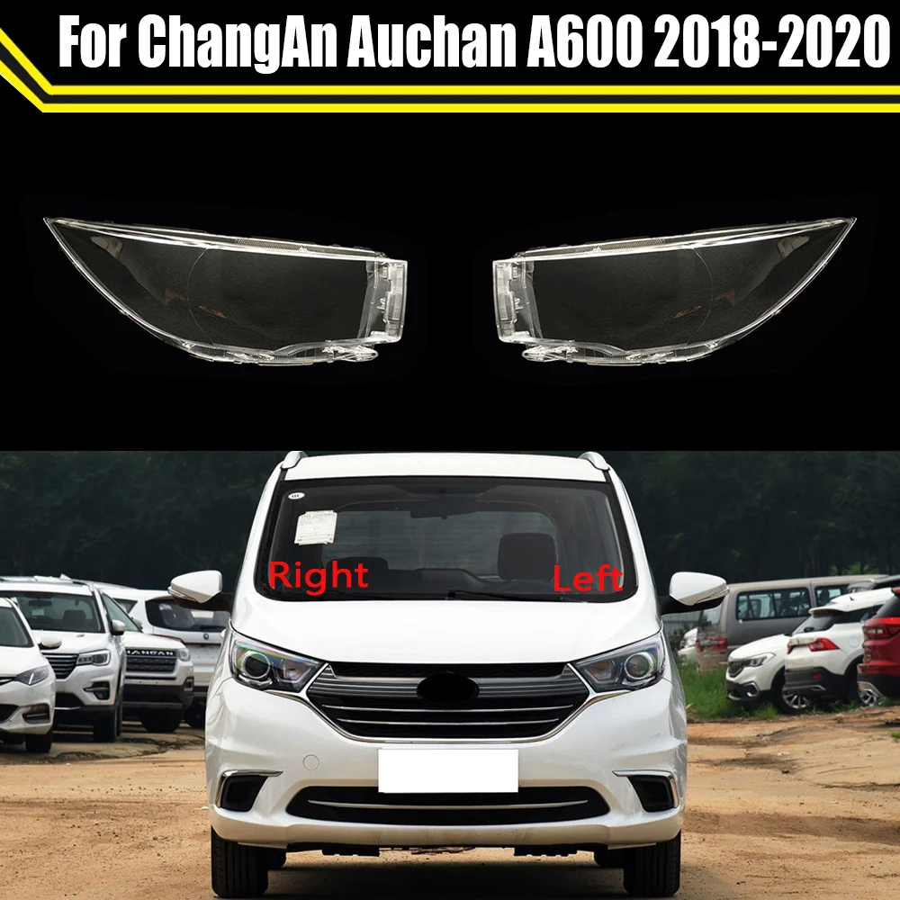 

Auto Light Lamp Case For ChangAn Auchan A600 2018 2019 2020 Glass Lens Shell Headlamp Car Front Headlight Cover Lampshade Caps