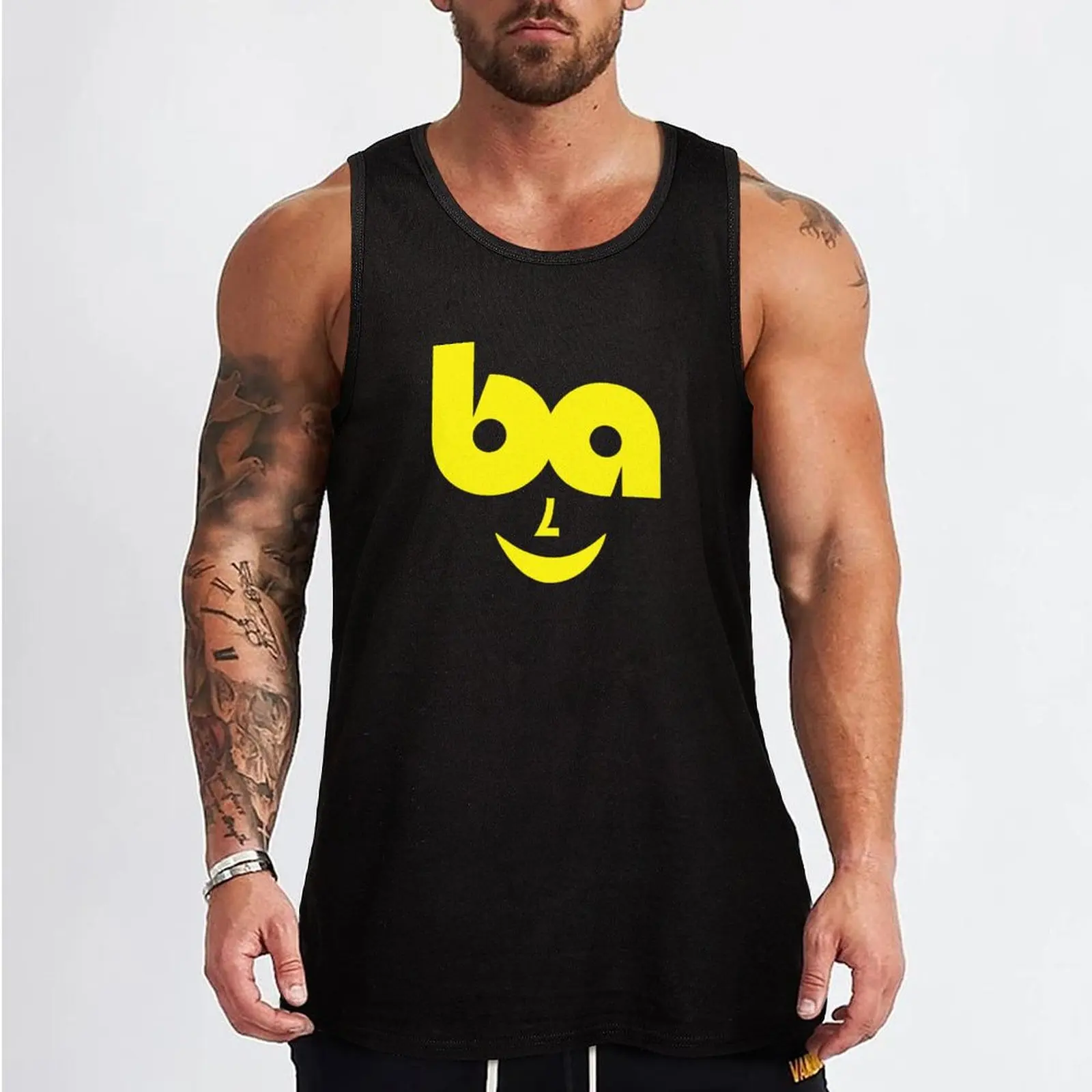 'Bon Accord' drinks - Face logo (1970s/80s) Tank Top sleeveless jackets sleeveless Men's t-shirts men clothings