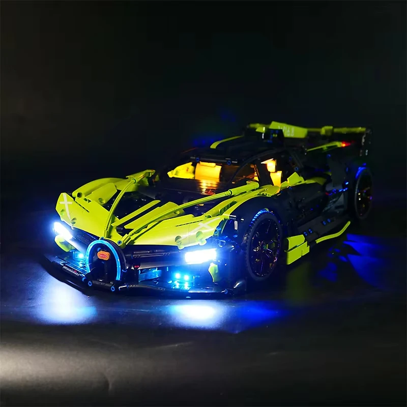 RC LED Light Kit para DIY, carro esportivo técnico, apenas luz LED sem blocos Modelo, 10211