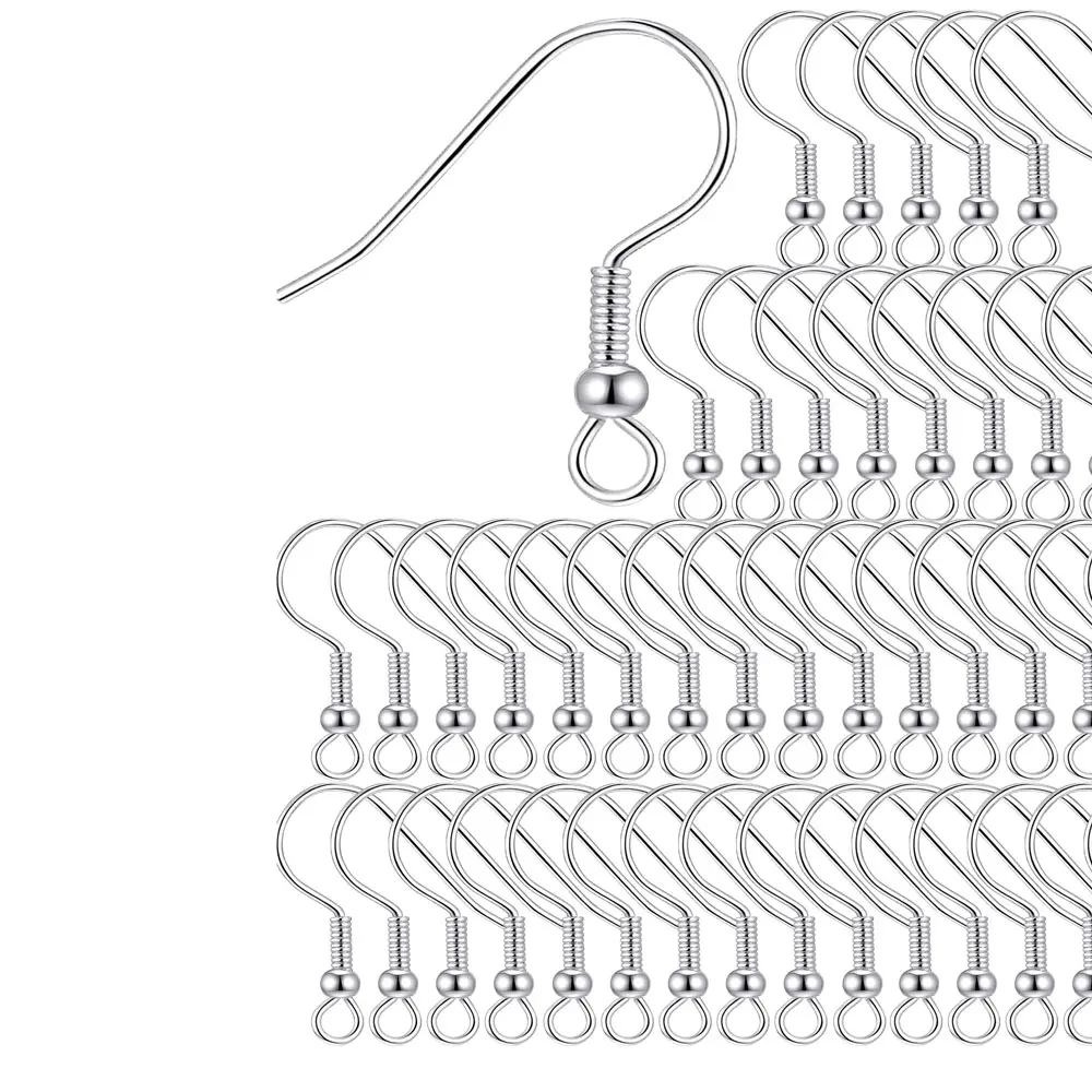 100/200/500 stuks DIY Oorbelonderdelen Oorbelgespen Haakjes RVS Hypoallergeen Oorbelmaak Accessoires Haak Oorwire