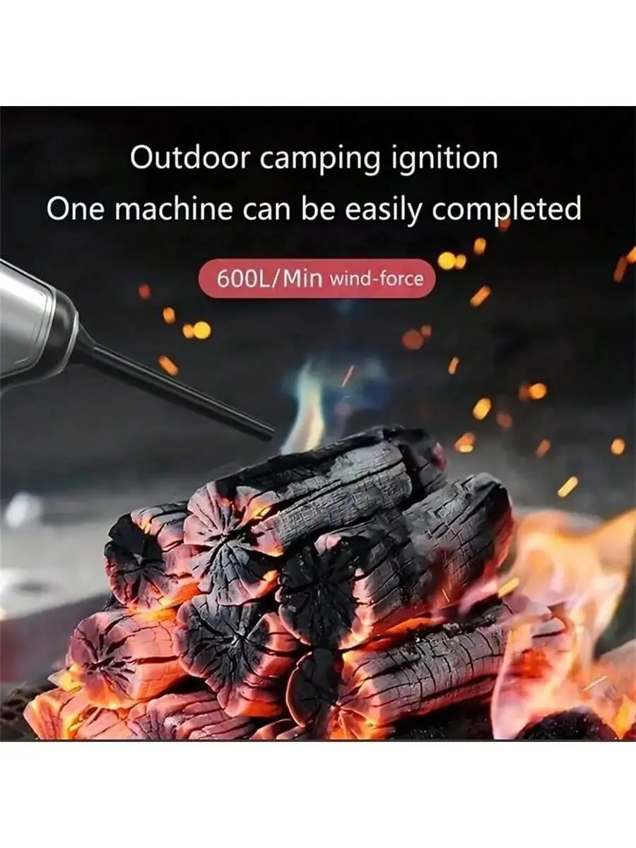 High-Power 3-In-1 Cordless Vacuum Cleaner Can Be Used For Car And  Suction, , Blow. Battery Capacity 1800, Can Absorb Dust, Debr