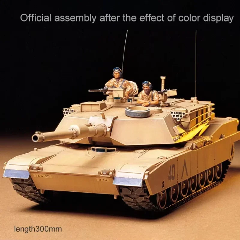 TAMIYA 1/35 modèle d'assemblage 35156 M1A1 modèle de char de combat principal Abrams-Kit de modèle à l'échelle