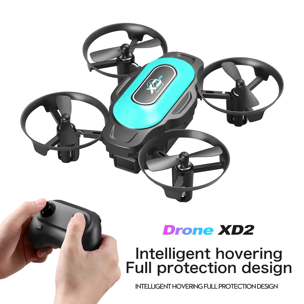 New XD2 Mini Drone 4ch 6-Axis Headless Mode Helicopter 360° Flip Remote Control Aircraft Rc Quadcopter Toy Mini Drone For Kids