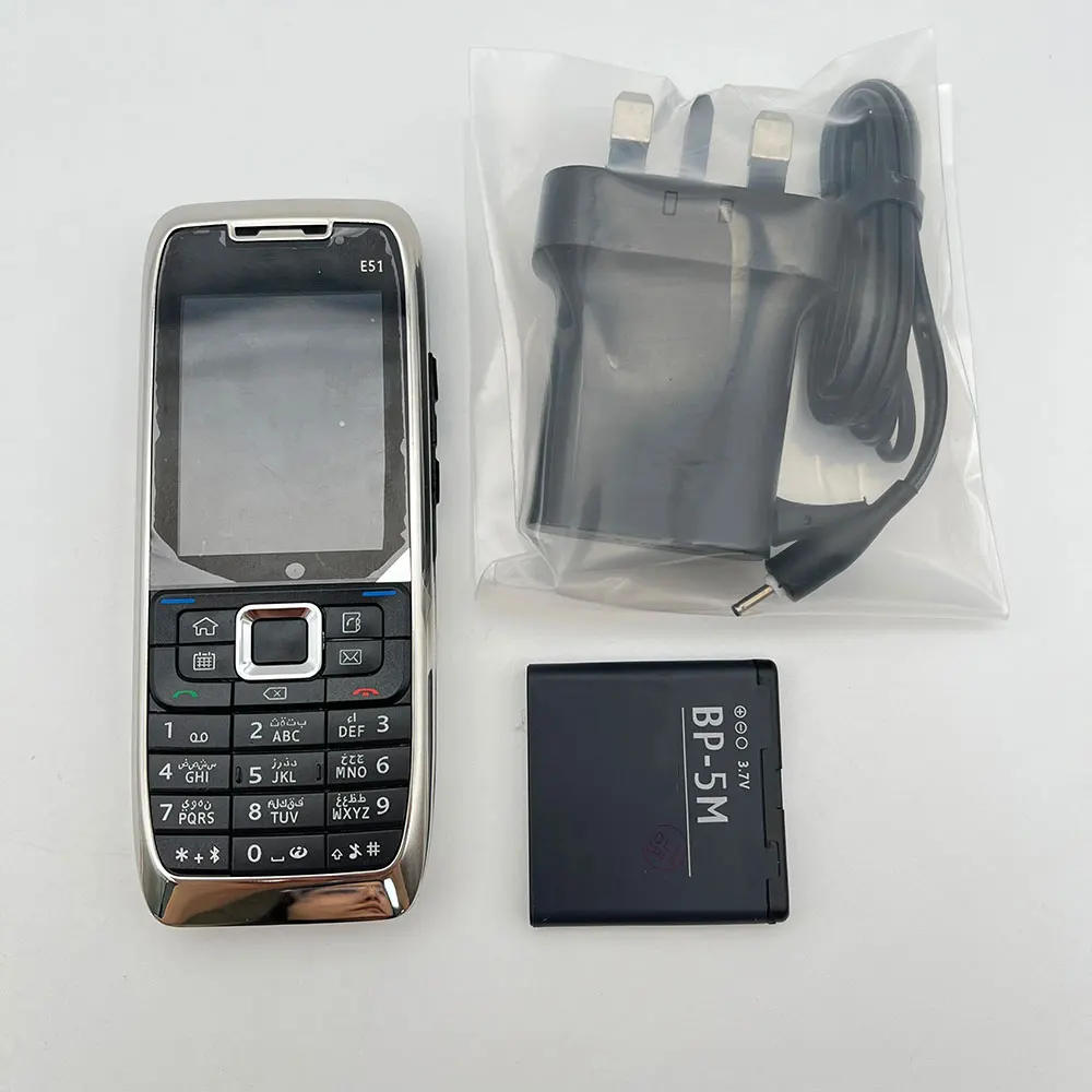 الأصلي مقفلة E51 شريحة واحدة بلوتوث 2.0 "1050mAh مكبر الصوت شحن سريع الهاتف المحمول في حالة جيدة