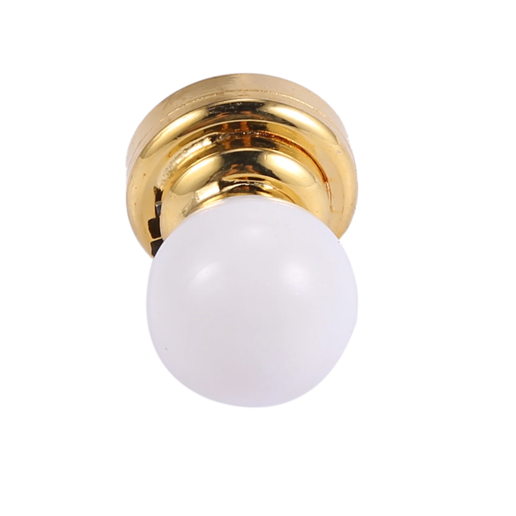 1:12 Dolls House Miniature Globe White Ceiling LED Light Lighting Lamp with Battery