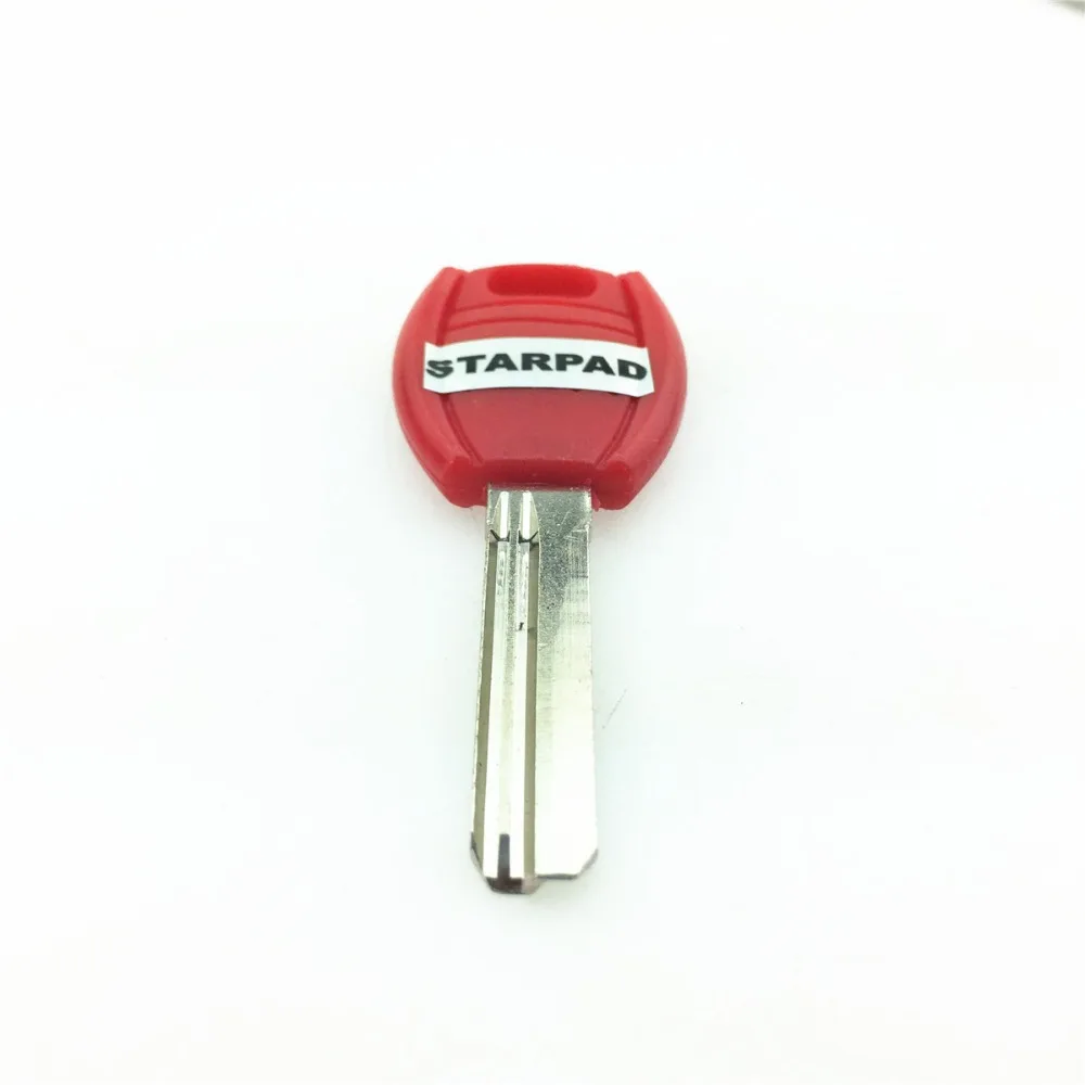 STARPAD Motorcycle accessories red single row curve key embryo 10pcs