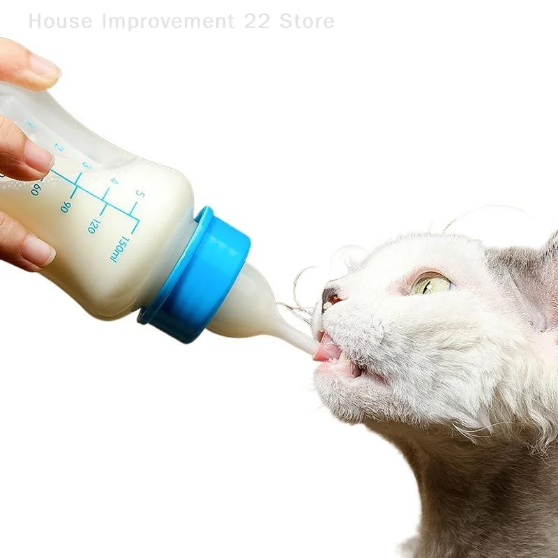 60/150ml Pet Feeder For Small Dogs Cats Newborn Puppy Dog Kitten Cat Milk Water Bottle Dog Feeding Accessories Mascotas Products
