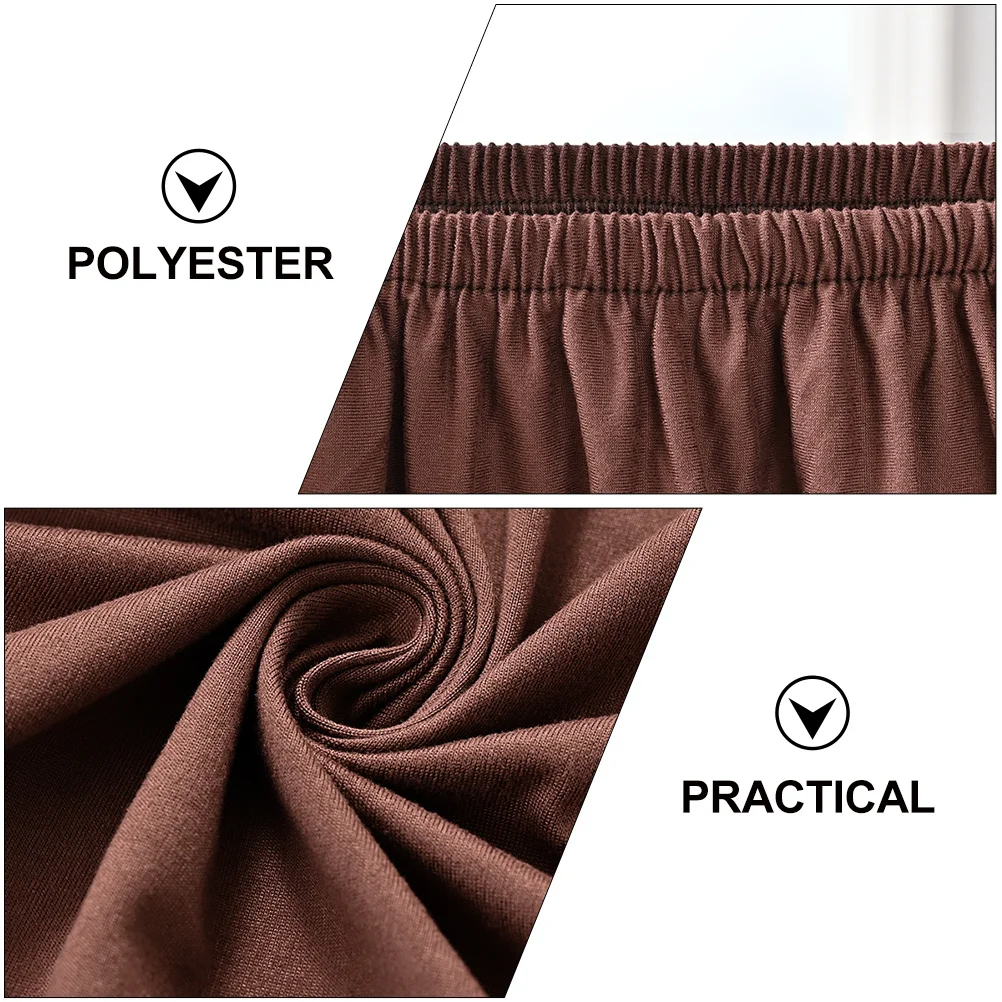 Funda protectora para silla de poliéster, accesorio para silla de mano de obra fina, envoltura para respaldo de asiento de comedor, funda para asiento del hogar