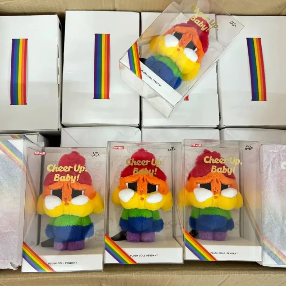 15cm Rainbow Cry Baby Pendant Blind Box Doll Toy Trend Doll And Hong Kong Limited Products Home Decoration Birthday Gifts