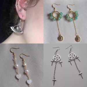 20 50 Edelstahl -PCs Ohrring Hypoallergene Entdeckungen Ohrwire Haken, um DIY -Versorgung Schmuck zu machen 6 Hauptverkaufsohrring -ANZOL Edelstahl - №4