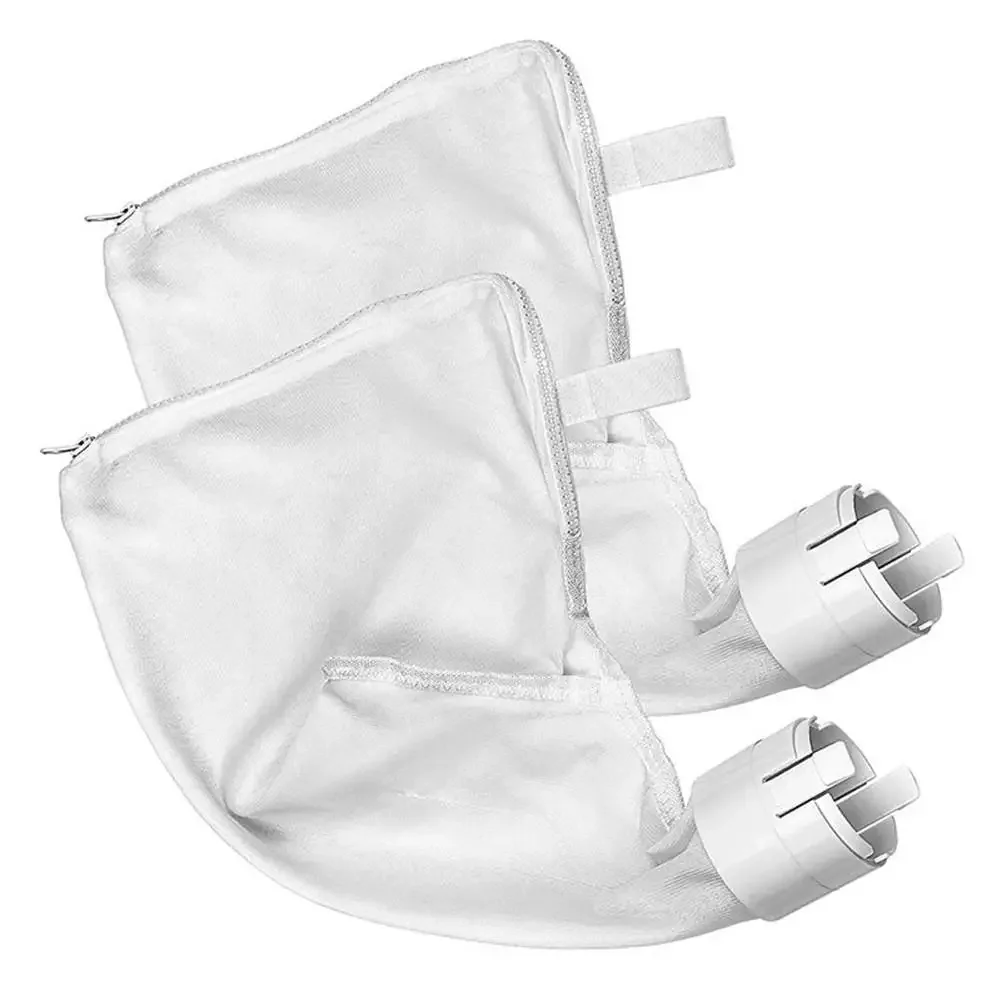 2pcs All Purpose Polaris Bags Swimming Pool Cleaner Filter Bag Suction Machine Zipper Bag Replacement