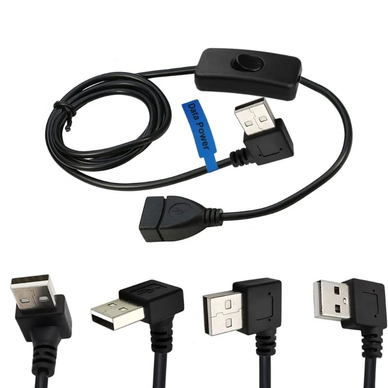 

USB Extension Cable with Switches USB 2.0 Male to Female Extension Cable Data Dropship