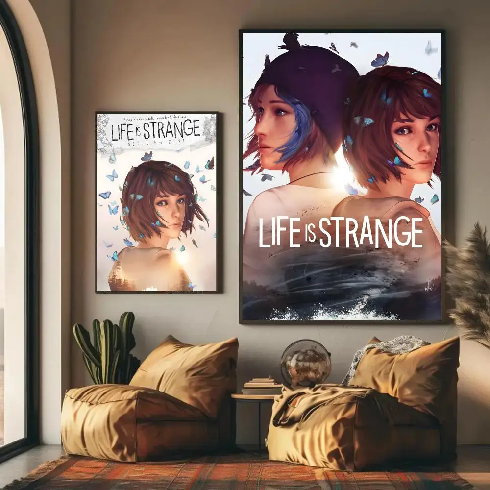 Life Is Strange Poster Self-adhesive Wall Mural Art Waterproof Sticker For Bar Room Decor High Quality Print Gift