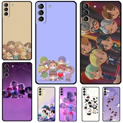 KPOP Korea Cover For Samsung Galaxy S24 Ultra S23 S22 S20 S21 FE S8 S9 S10 Plus Note 10 20 Ultra Case