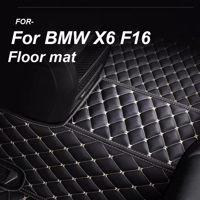 

LUXURY Car floor mats for BMW X6 F16 2015 2016 2017 2018 2019 Custom auto foot Pads automobile carpet cover interior accessories