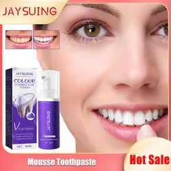 Mousse Toothpaste Teeth Cleaning Effective Whitening Anti Yellow Teeth Tooth Stains Remove Smoke Stains Oral Cleaning Toothpaste