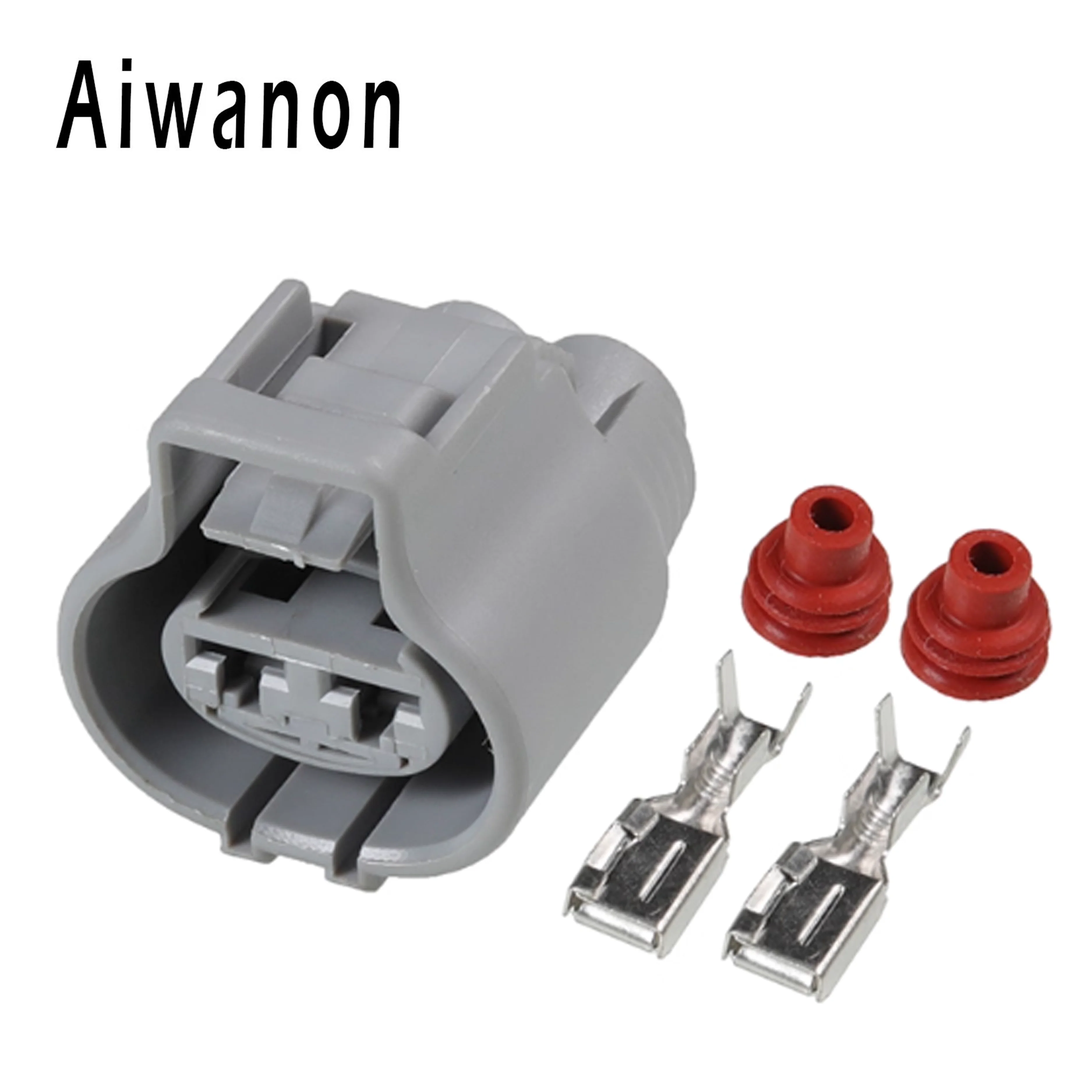 1 Set 2 Pin 4.8mm Car Fan Electrical Connector Waterproof Female Male Plug Series Socket 176146-6 176143-6 for Toyota Buick RAV4 - Image 2