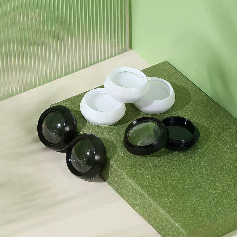 10개 리필 가능한 화장품 빈 병 네일 글리터 네일 장식 상자 아이섀도우 립 컨테이너 박스