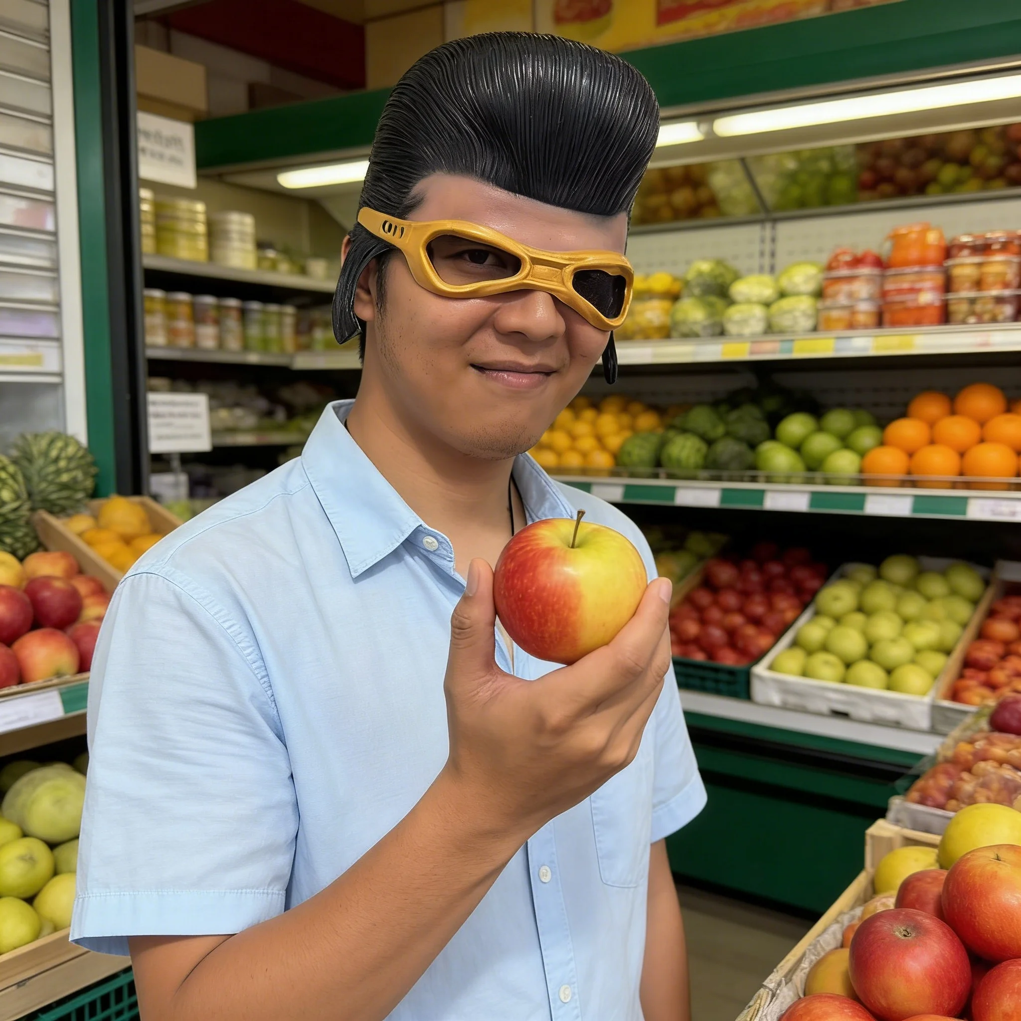 Realistic Half Face…