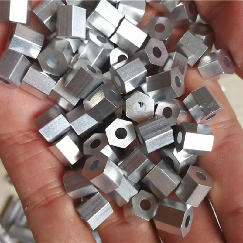 Tubo Hexagonal 6063 AL, tubo de aluminio Hexagonal, varilla de aluminio hexagonal hueca, modelo DIY personalizado