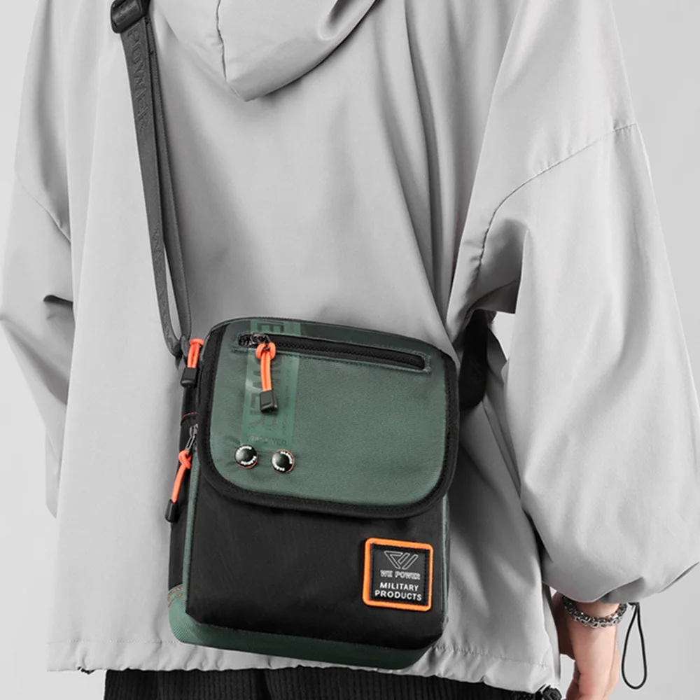 Bag Multi-Purpose Fashion Casual Travel  Waterproof Nylon Male Small Crossbody Bag Men Cross Body Messenger Shoulder