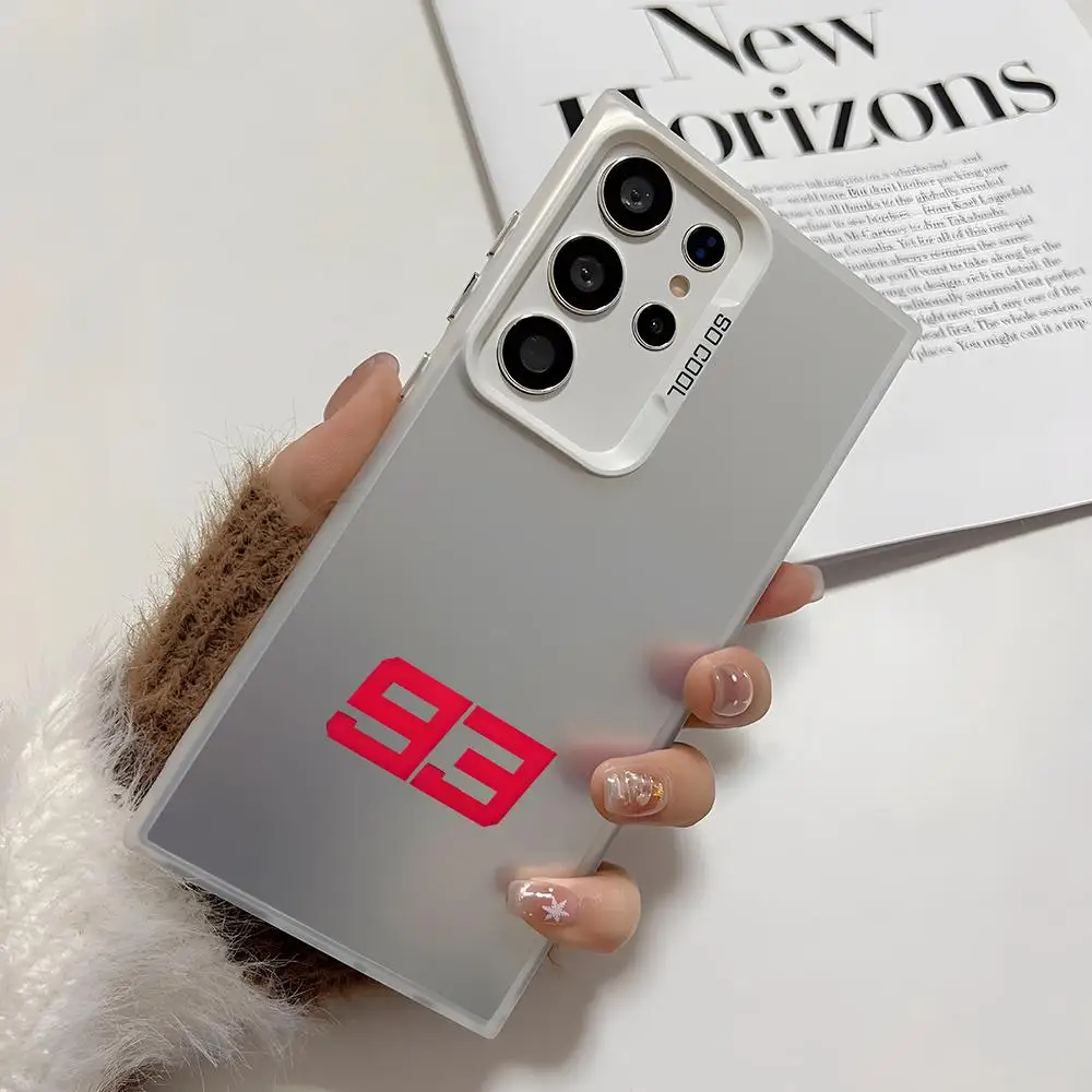 حافظة لهاتف سامسونج جالاكسي S25 Edge S24 S23 S22 S21 S20 Ultra Funda حافظة هاتف فضية ملونة من السيليكون #3