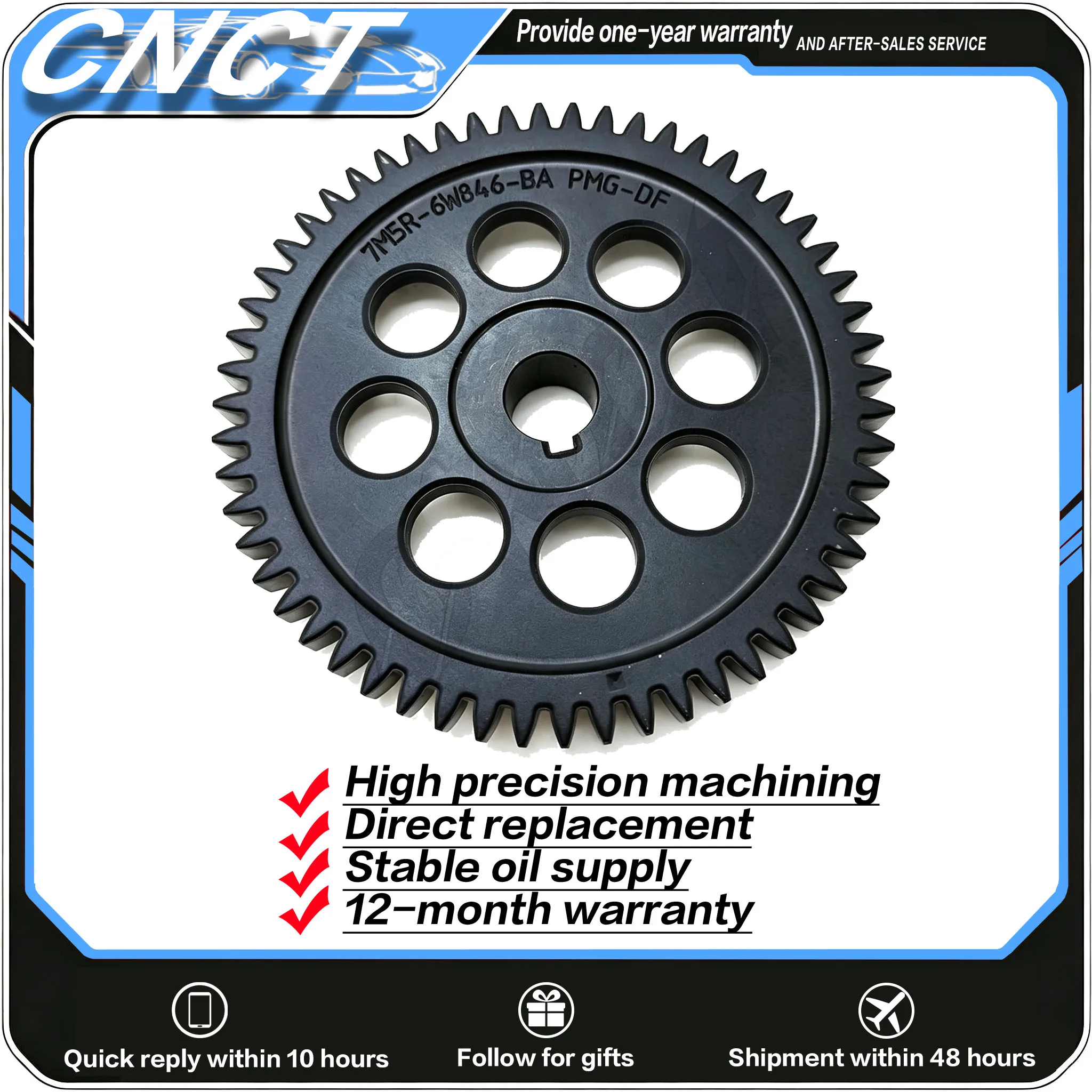 MPS6 6DCT450 Auto Transmission Oil Pump Gear for Volvo Ford Voyager Aurora Galaxy Mondeo Car Accessories 7M5R-6W846-AA