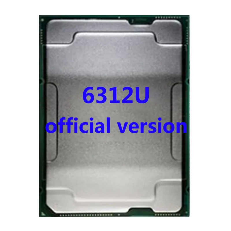 لوحة معالجة مركزية Xeon 6312U 3.6GHZ 24C/48T 36MB CPU 185W معالج LGA 4189 لـ 4189 Mortherboard