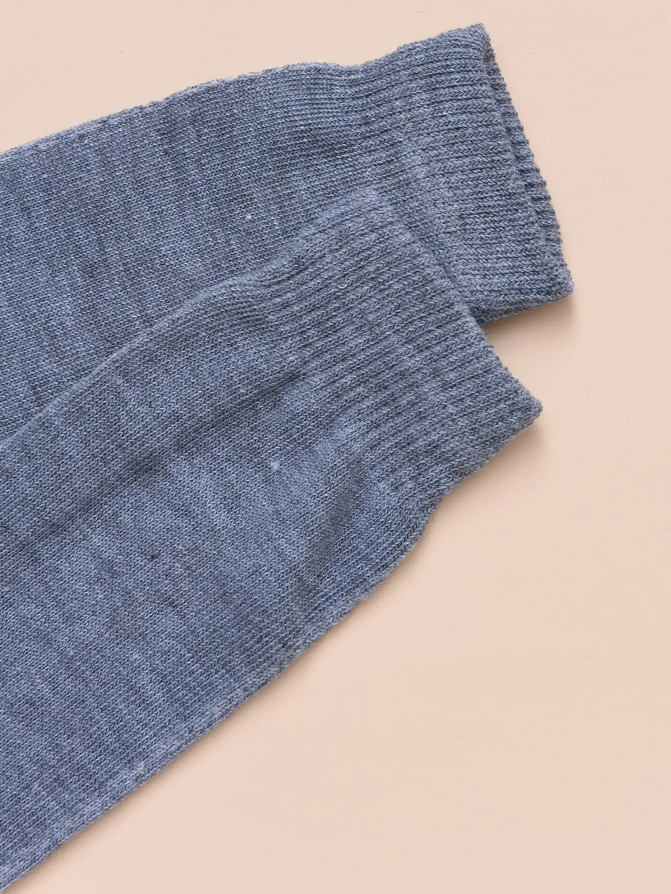 6 أزواج من الجوارب الرجالية بخمسة أصابع قابلة للتنفس، مريحة للذكور بلون سادة، جوارب قطنية متوسطة غير رسمية #6