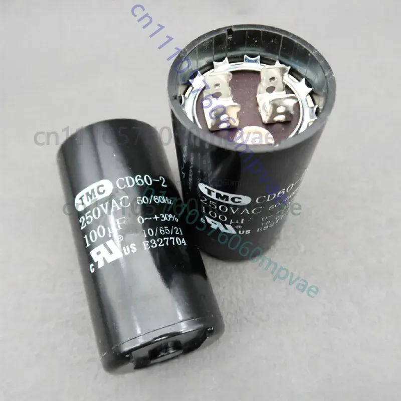 5pcs-tmc-cd60-2-starting-capacitor-250vac-100uf-365x70mm-4-pin-starting-capacitor