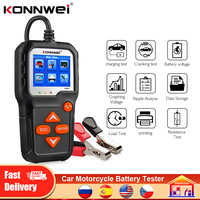 KONNWEI KW650 Car Battery Tester 12V Automotive Tester Car battery Analyzer 6V  Auto Motorcycle Cricut Voltage Tester PK BM580