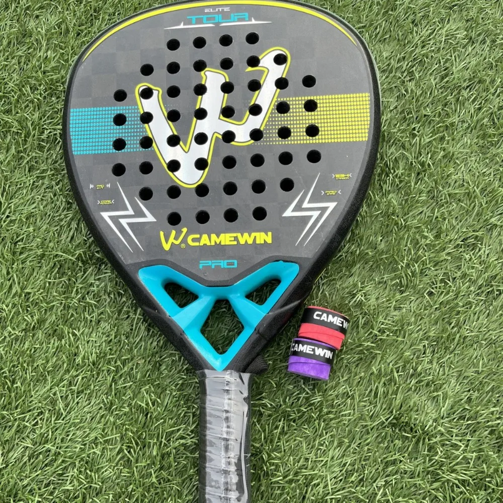 مضرب تنس الشاطئ من الكربون الشفاف عيار 18 قيراط 4043، مضرب تنس على شكل مجداف