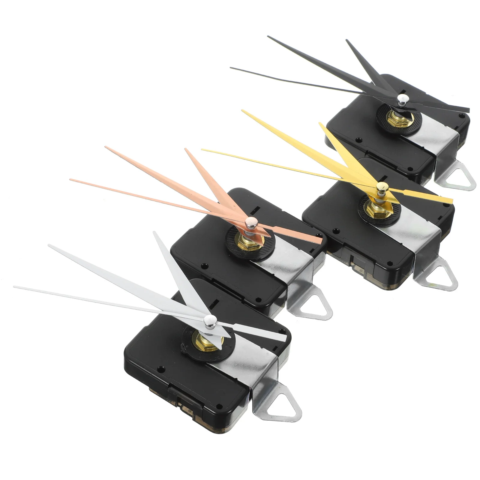 4 set 3D Number Wall Clock Movement Mechanism Kit For Diy Repair Replacement Lightweight Plastic Precision Hands Set Craft