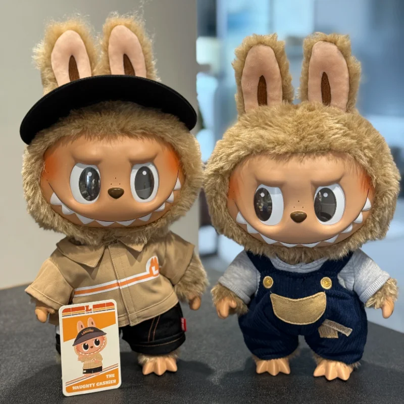 NEW POP MART LABUBU THE MONSTERS-The Naughty Cashier Vinyl Plush