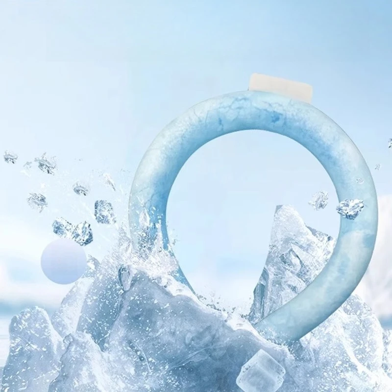 New Cooling Cooling Ring Neck Ice Ring Third Generation 28 ° C Freezing Student Heatstroke Travel Tool Neck