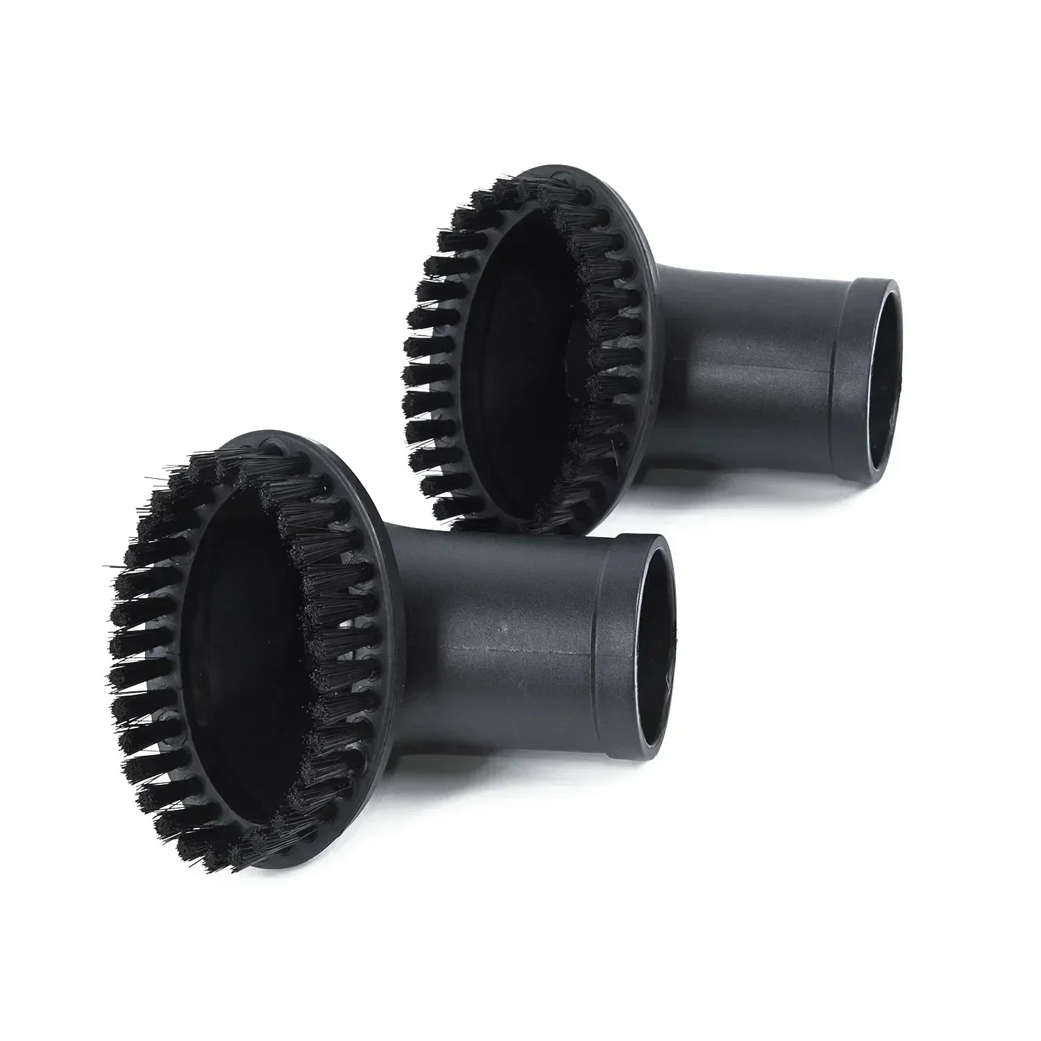 2pcs Black Vacuum Cleaner Attachment Round Dust Brush Bristle Brush Head 35mm Vacuum Cleaner Tools Attachment Parts Gadget