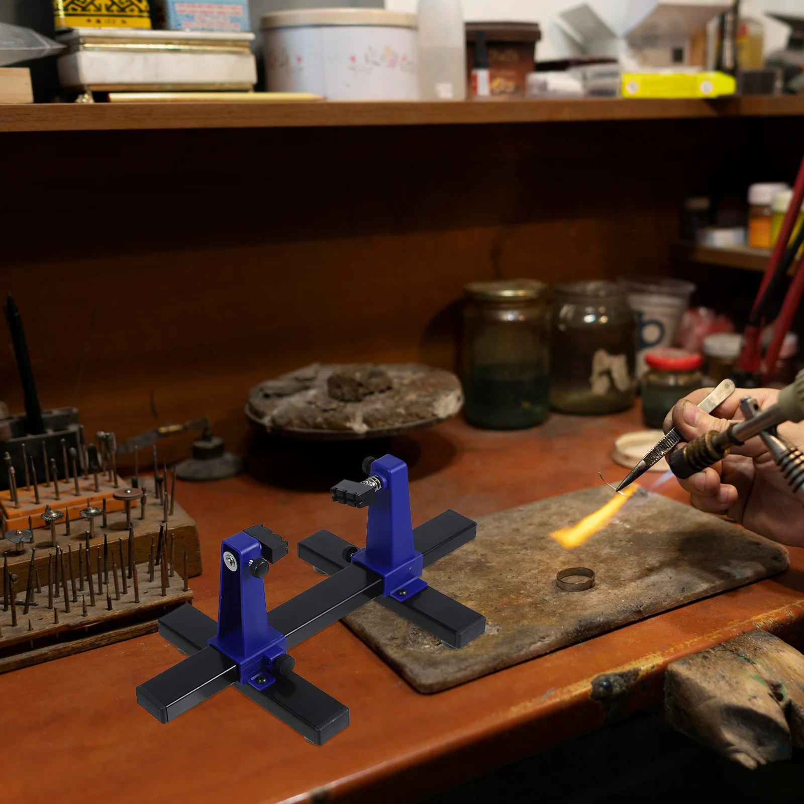 

Circuit Board Holder Frame Adjustable Pcb Clamp Support Stable Fixing Tool for Electronic Repair Soldering Pcb Board