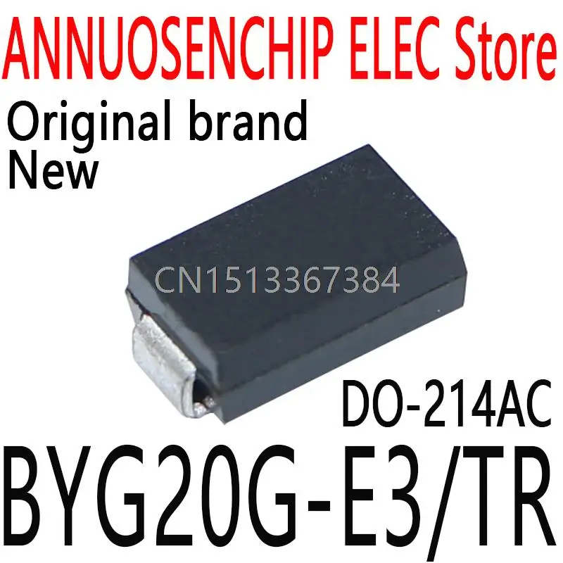 10PCS New and Original BYG20G BYG20G-E3 DO-214AC BYG20G-E3/TR