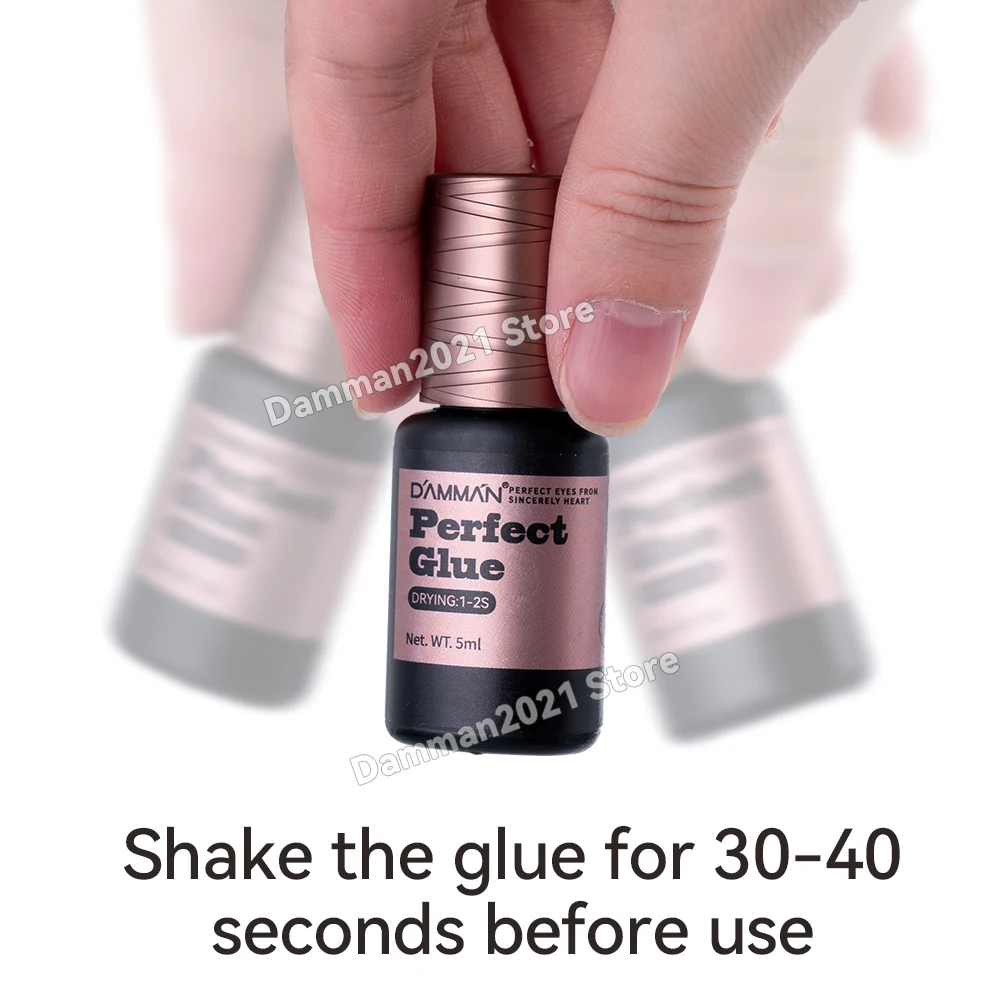 Damman まつげ接着剤プロフェッショナルまつげエクステンション用まつげ接着剤速乾性まつげエクステンション接着剤 Flase まつげ用品