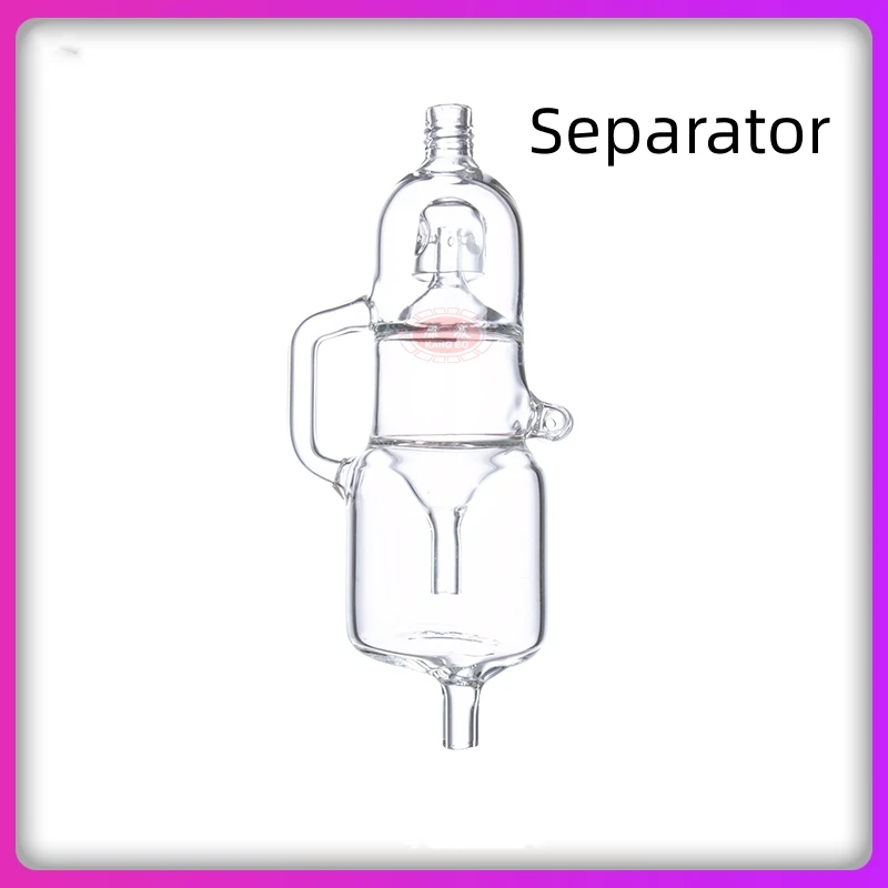 Separatore Gas-liquido da laboratorio vetro borosilicato trasparente ad alta resistenza alle alte Temperature