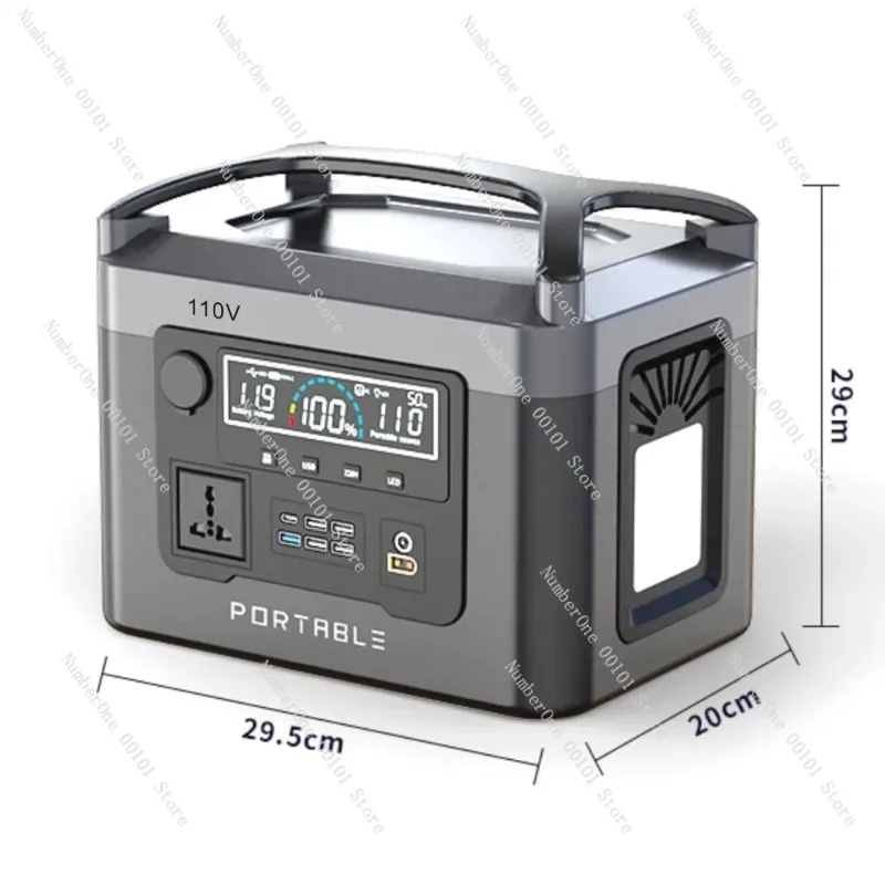 Camping Portable Emergency Power Station 110V‑220V US‑Spec Energy Storage Power Supply Outdoor Backup Generator Power Source