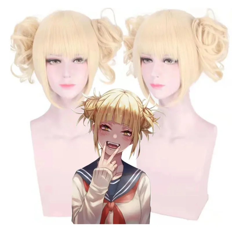 2025 yiyi My Hero Academia Himiko Toga Cosplay JK uniforme faldas suéter abrigo peluca disfraz de niñas de secundaria Anime