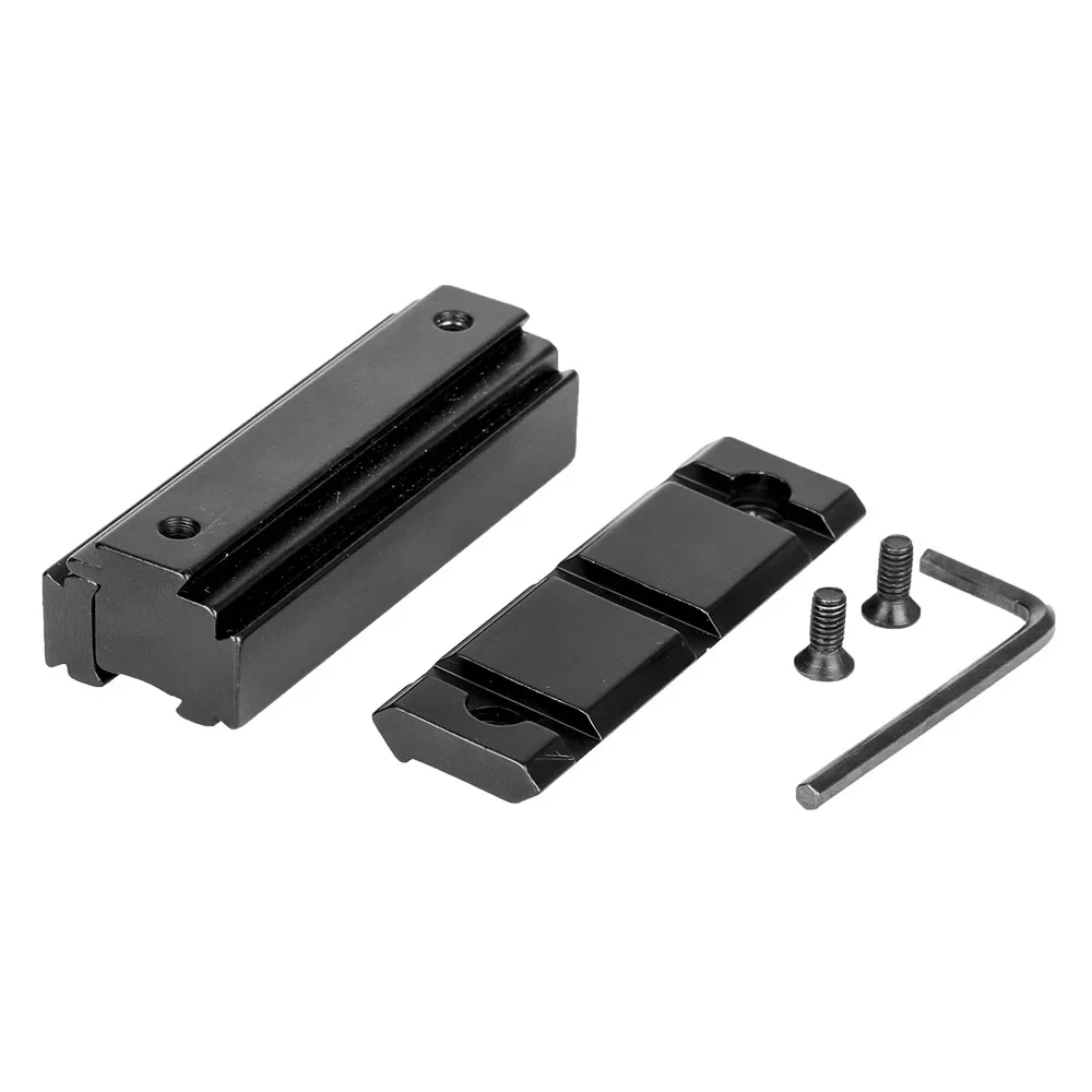 Picatinny Rail Mount Aluminum Scope Base Adapter Converter 11mm to 20mm Weaver Picatinny Rail Scope Mount